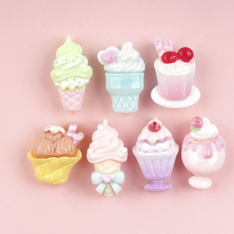 Art Craft Ice Cream - 30/300Pcs Kawaii Mini Ice Cream Series