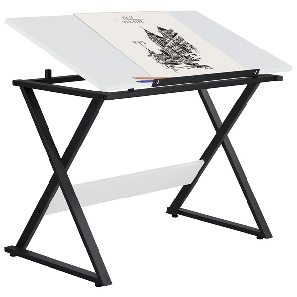 Art & Craft Paper Ideas For Kids - Art Desk Drafting Table Craft Work