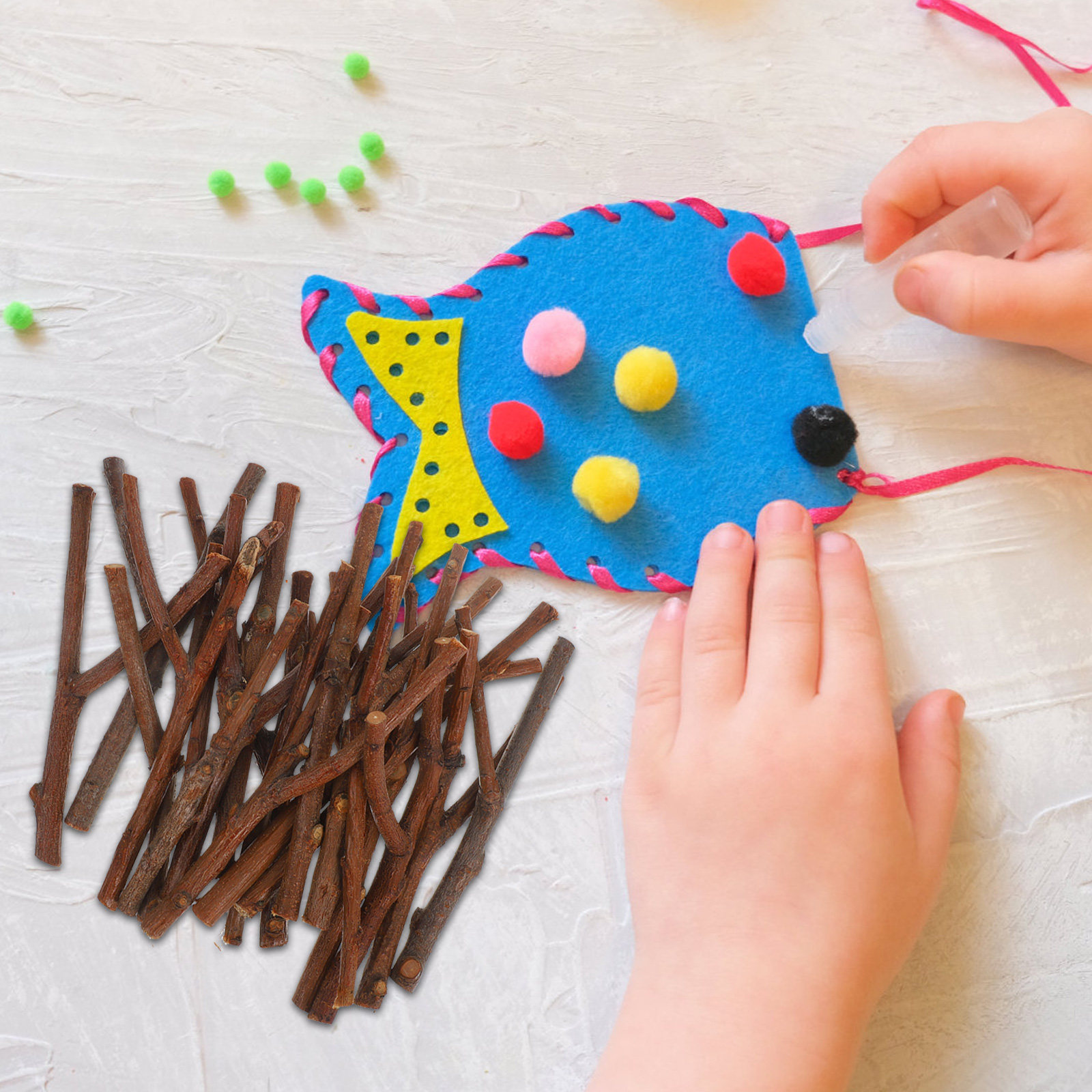 Art Craft Vase - 20Pcs Y Shaped Wooden Craft Sticks