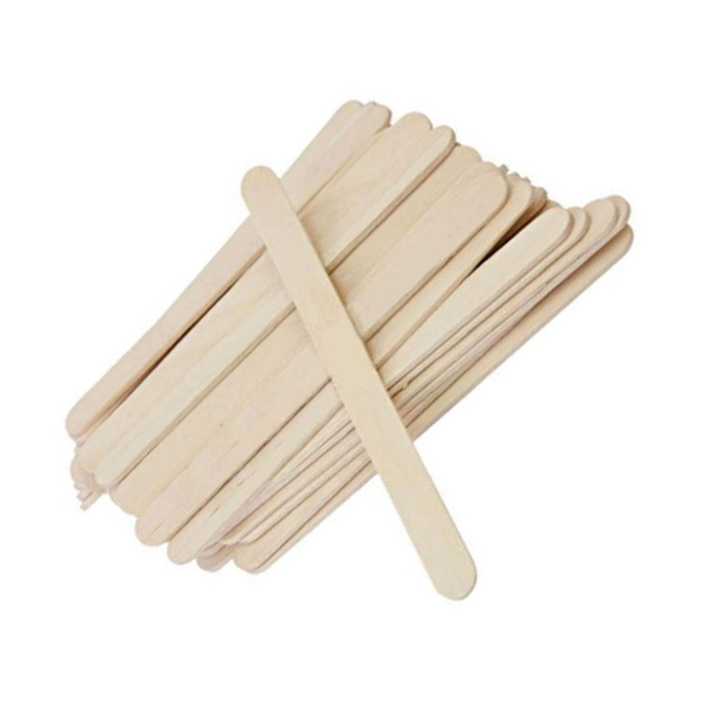 Art Craft Ice Cream - 50Pcs Wood Craft Sticks Natural Color