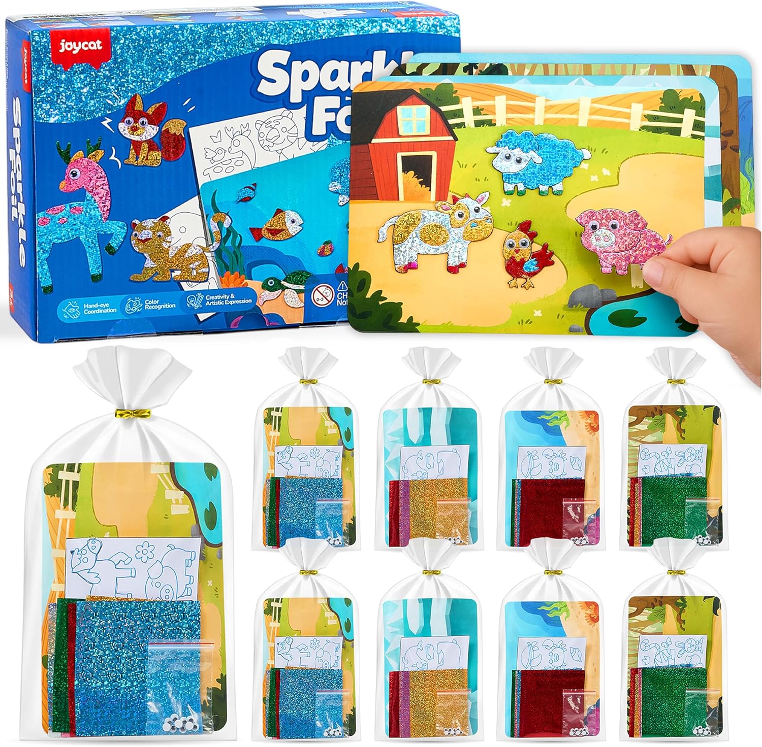 Art & Craft Paper Ideas For Kids - Foil Craft Party Favors Kit, 24