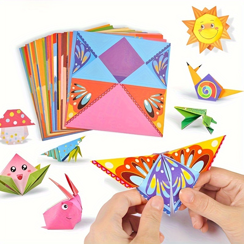 Art & Craft Paper Ideas For Kids - 1 Set of 54 Sheet Origami