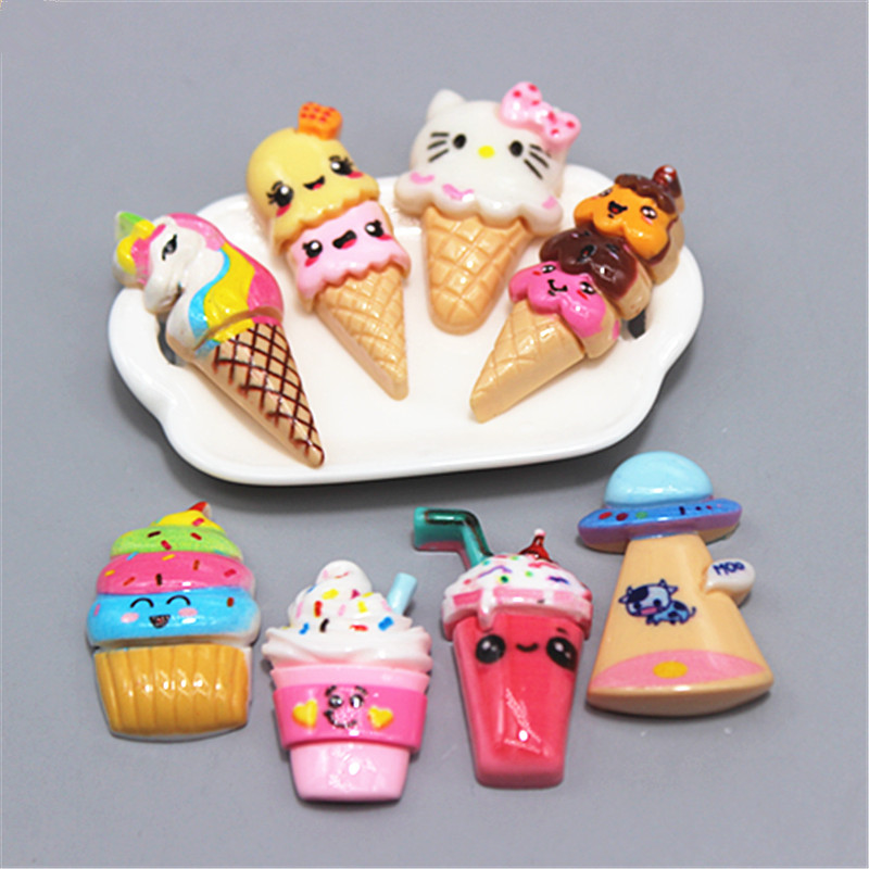 Art Craft Ice Cream - 20pcs New Resin Cake/Sweet cone/Ice Cream