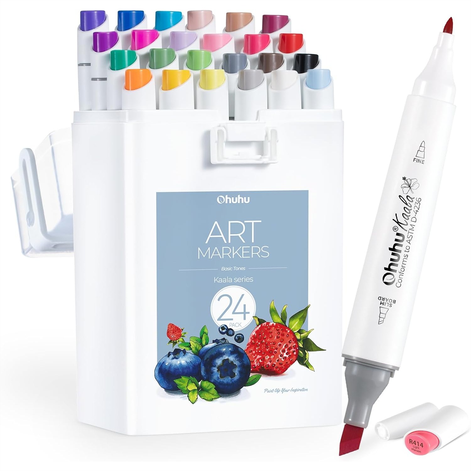 Alcohol Ink Set - Alcohol Markers Set with Dual Tips