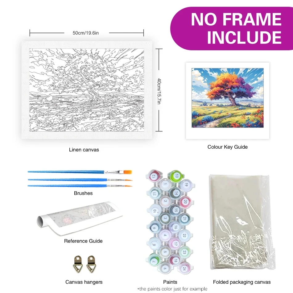 FramelessPainting By Numbers M - Art Craft Village 评论和价格