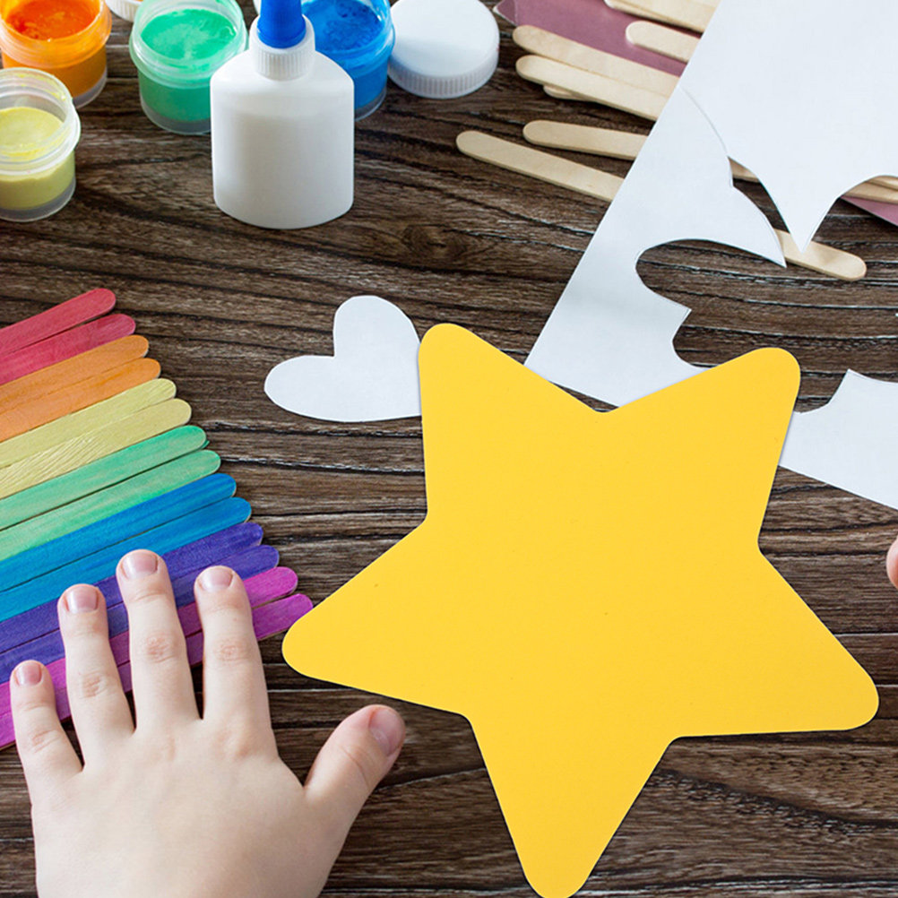 180Pcs Adorable Star Paper Cut - Art And Craft For Nursery 评论和价格