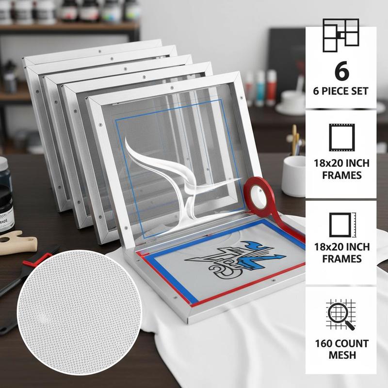 Silk Screen Frame 18x20inch Fo - Silk Screen Printing 评论和价格