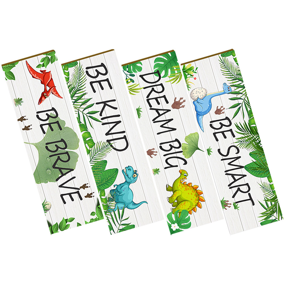 4pcs Hanging Decor Cartoon Din - Art And Craft For Nursery 评论和价格