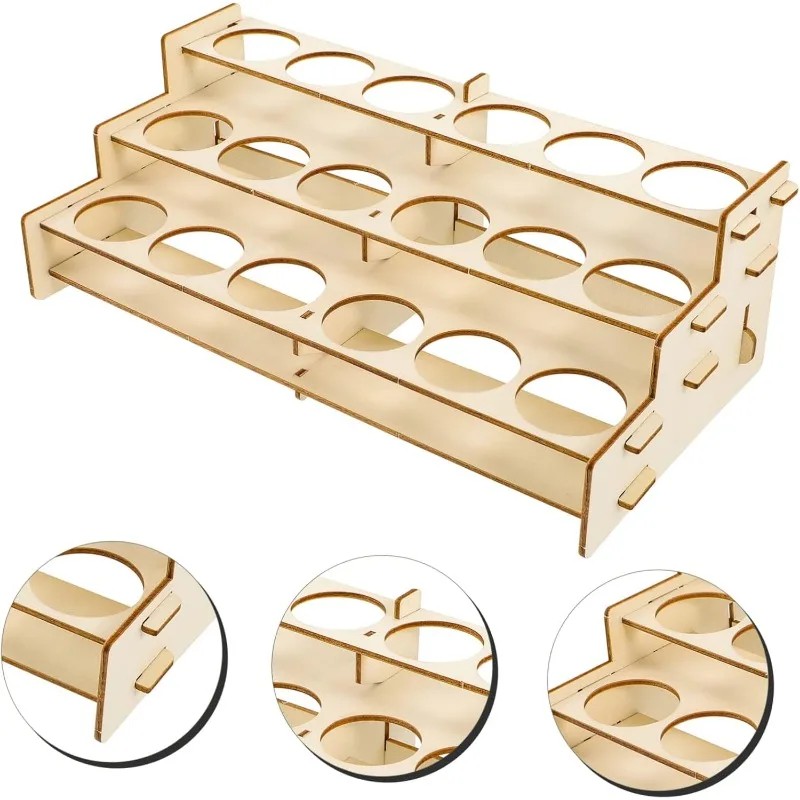 Top Quality Wooden Paint Rack  - Art Craft Organizer 评论和价格