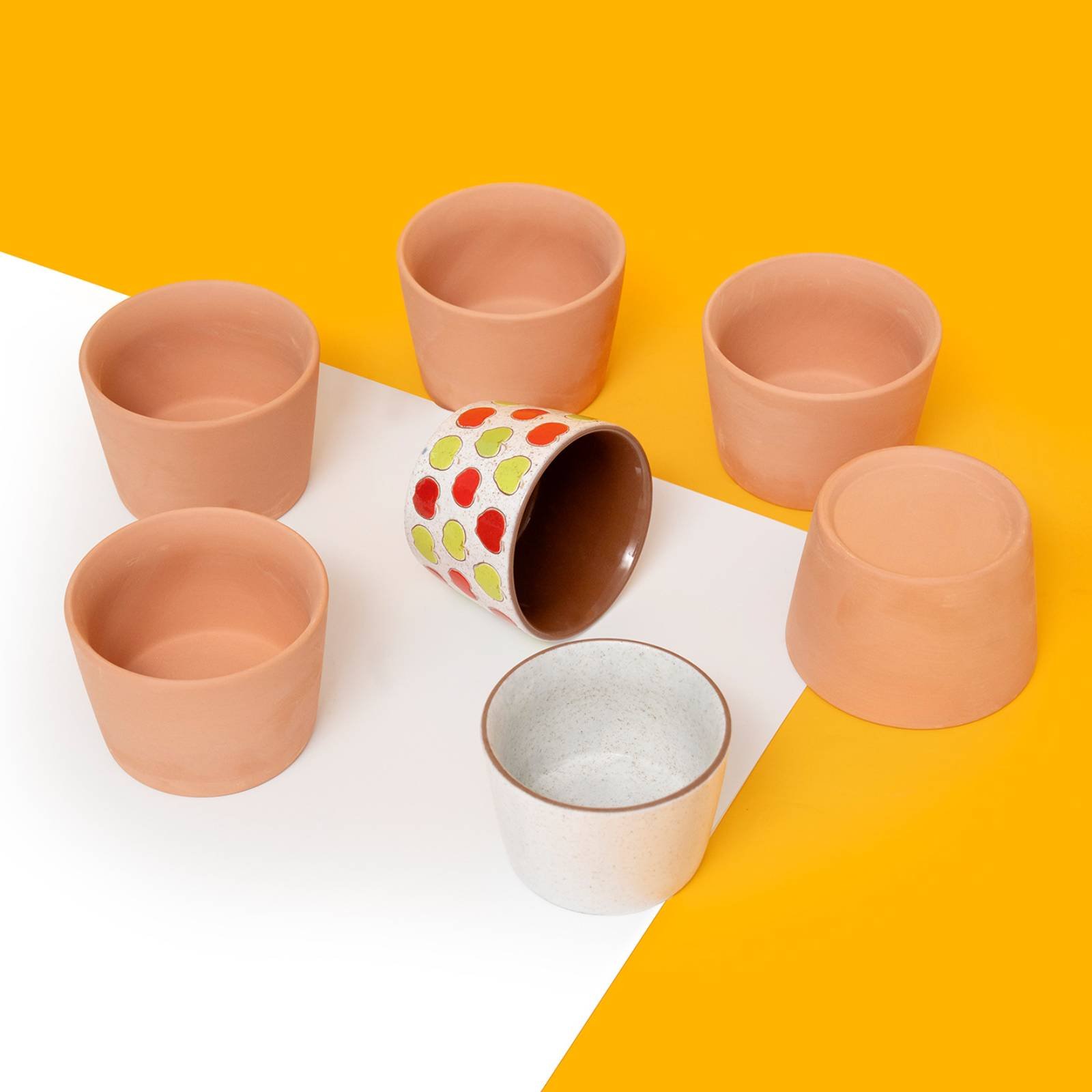 Bisque Pottery Cup Gift Idea U - Art Craft Class 评论和价格