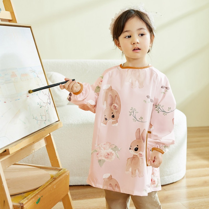 Children Waterproof Art Cover  - Art Craft Class 评论和价格