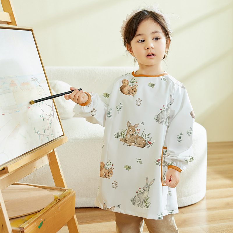 Children Waterproof Art Cover  - Art Craft Class 评论和价格