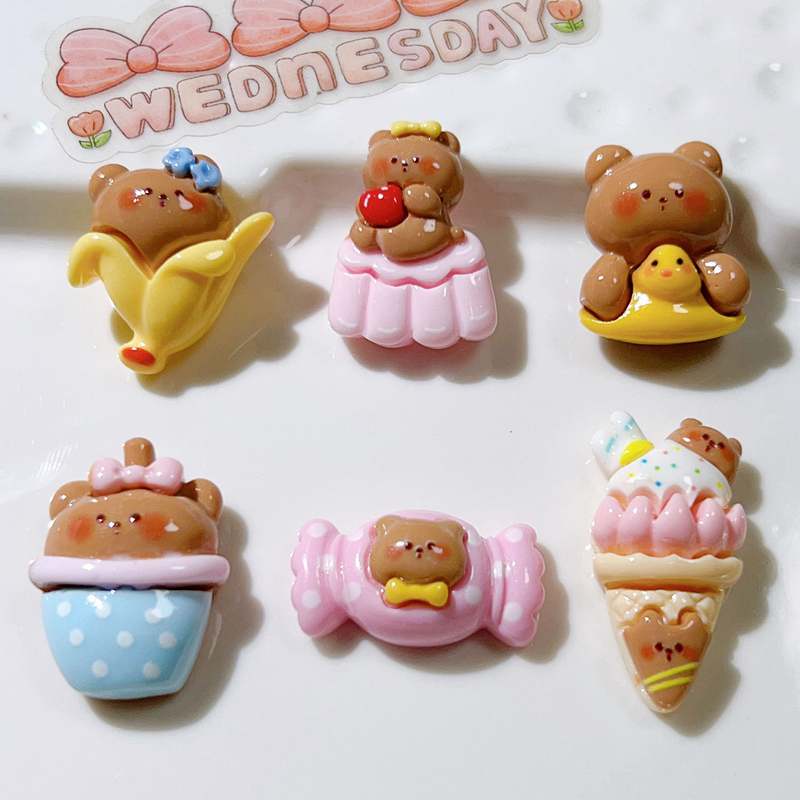10 Pcs New Mini Cute Cartoon B - Art Craft Ice Cream 评论和价格