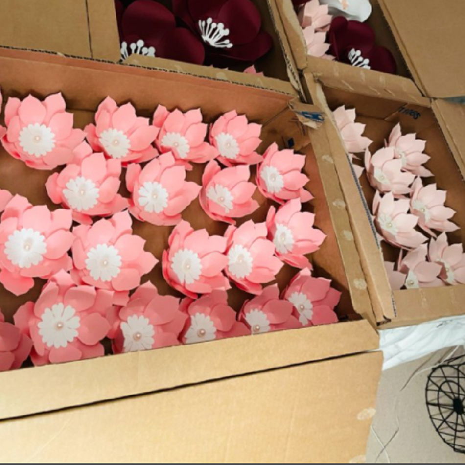 10CM Easy DIY Paper Flowers Fo - Art And Craft For Nursery 评论和价格