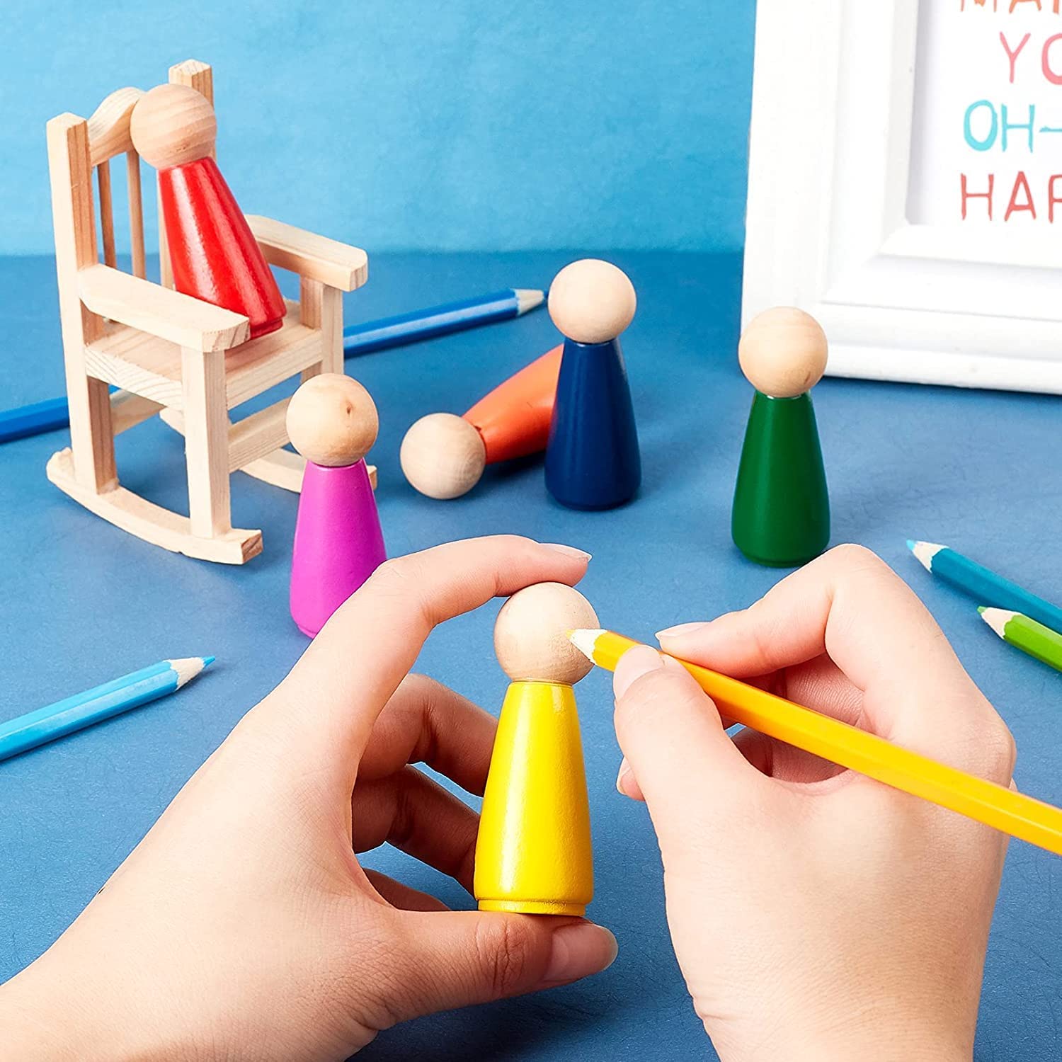 10/5/3/2Pcs Unfinished Wood Pe - Art And Craft For Nursery 评论和价格