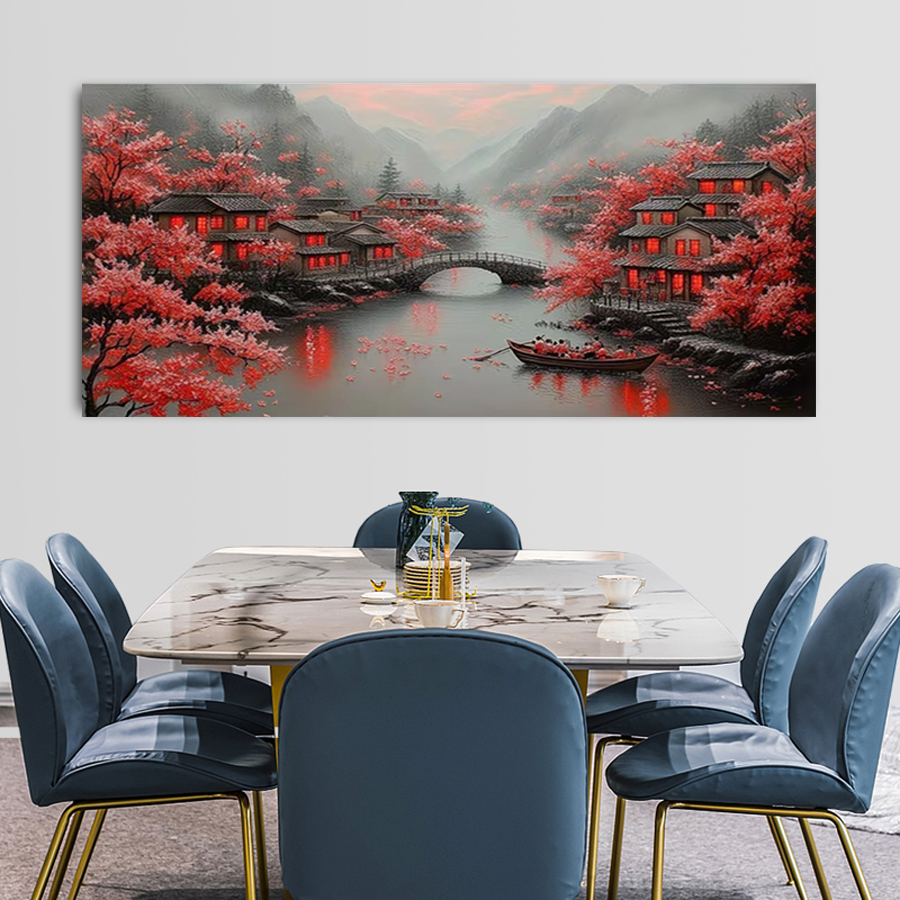 Dreamy Sakura Village DIY Diam - Art Craft Village 评论和价格