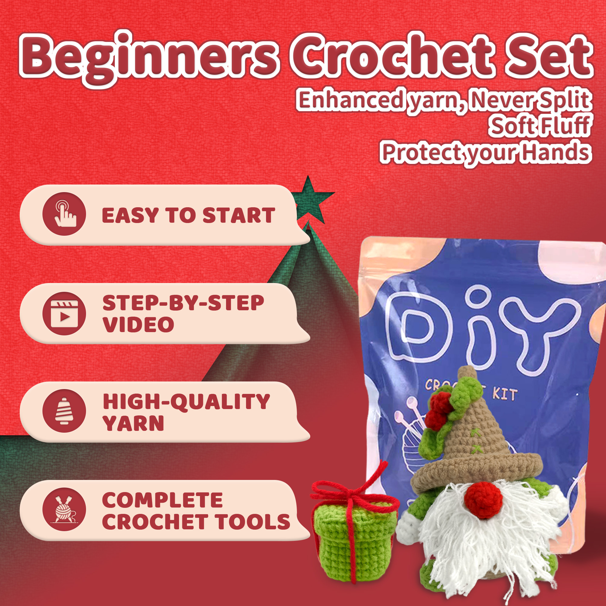 YAMAXIN 2PC Christmas Themed C - Art Craft Easy 评论和价格