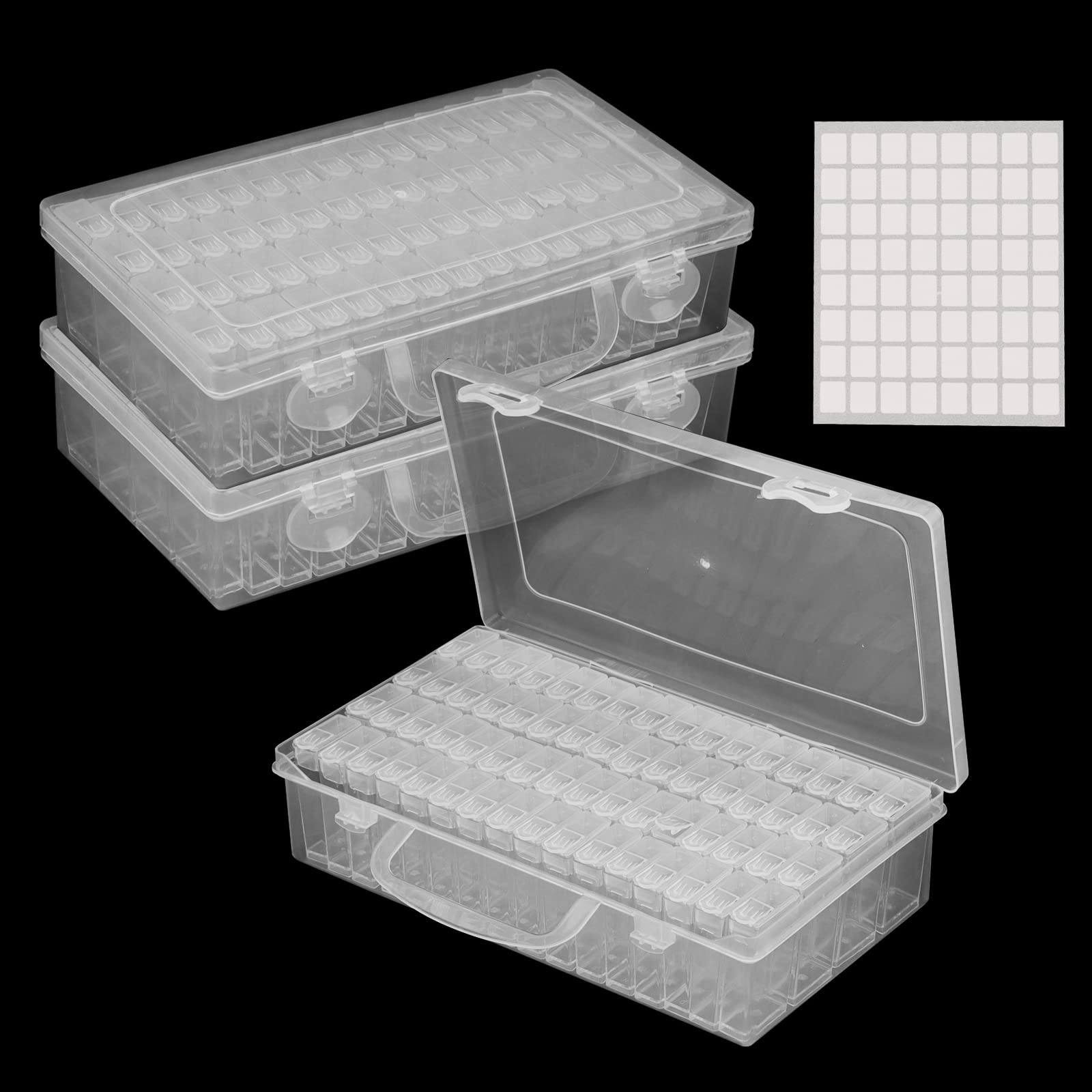 4 Pack 64 Grids Diamond Storag - Art Craft Organizer 评论和价格