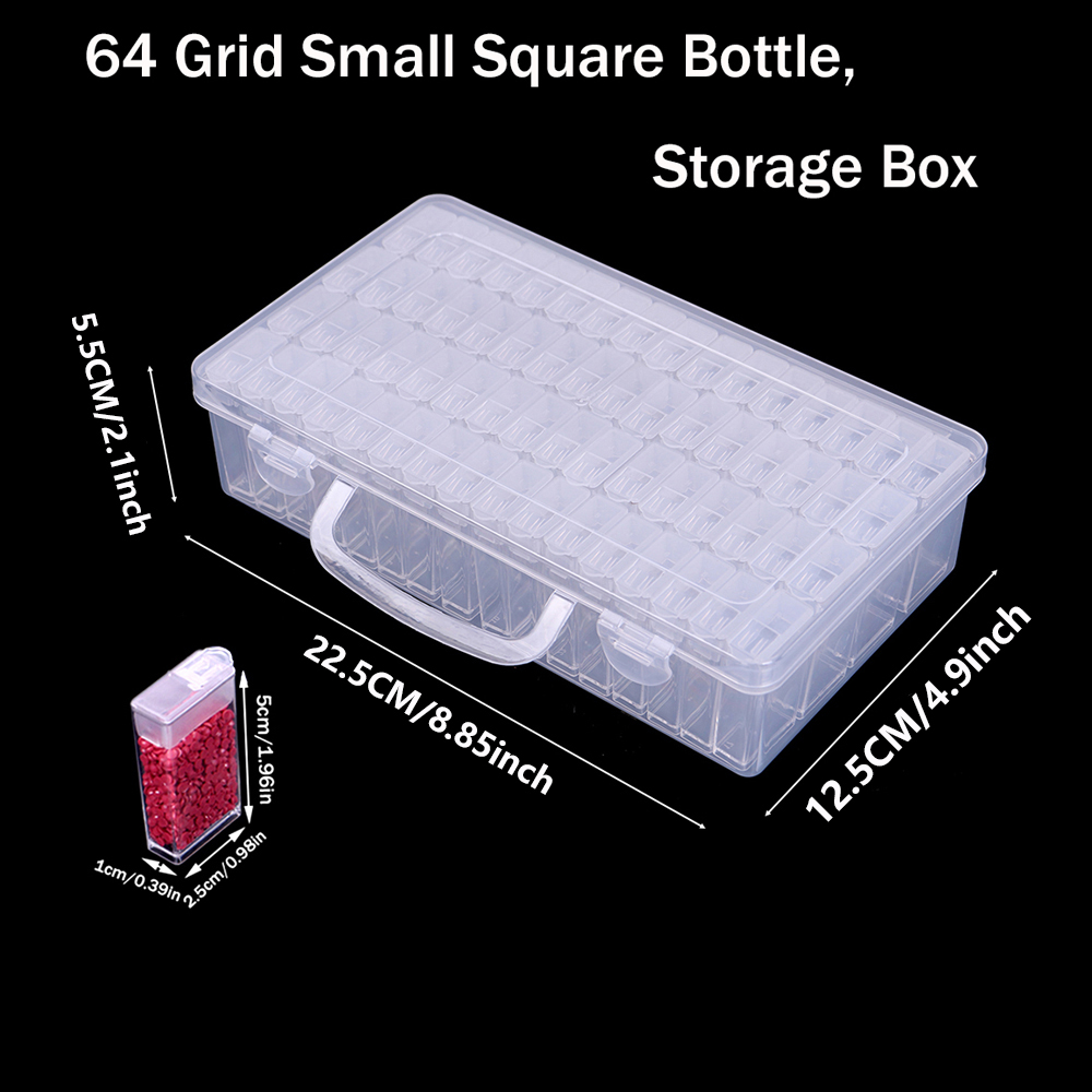 4 Pack 64 Grids Diamond Storag - Art Craft Organizer 评论和价格