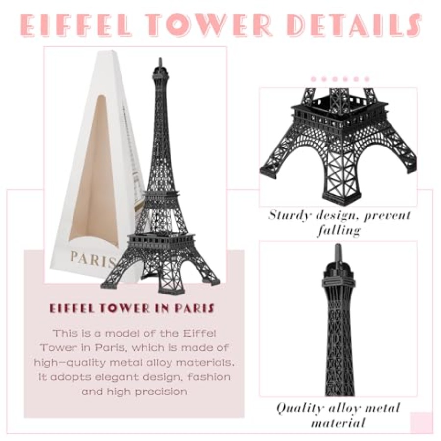 6 Pcs 15'' Eiffel Tower Statue - Art Craft Decoration 评论和价格
