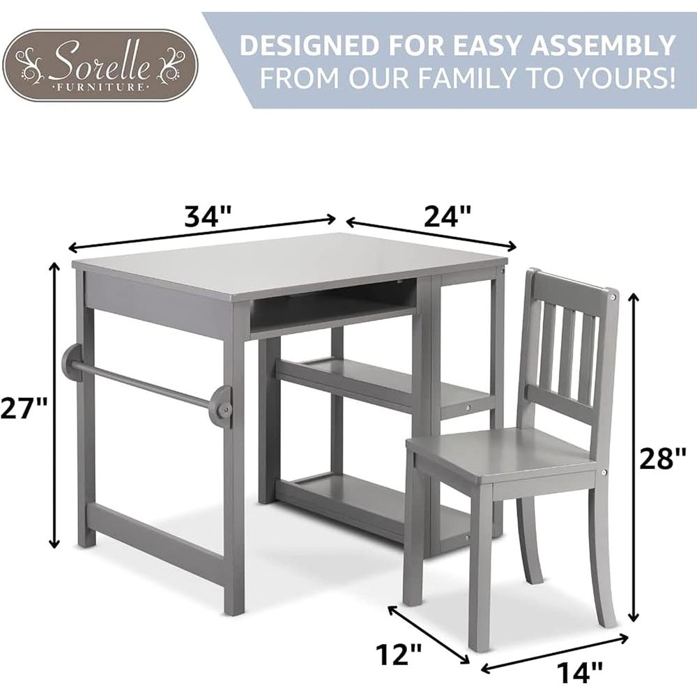Wooden Kids Play Table and Cha - Art And Craft For Nursery 评论和价格