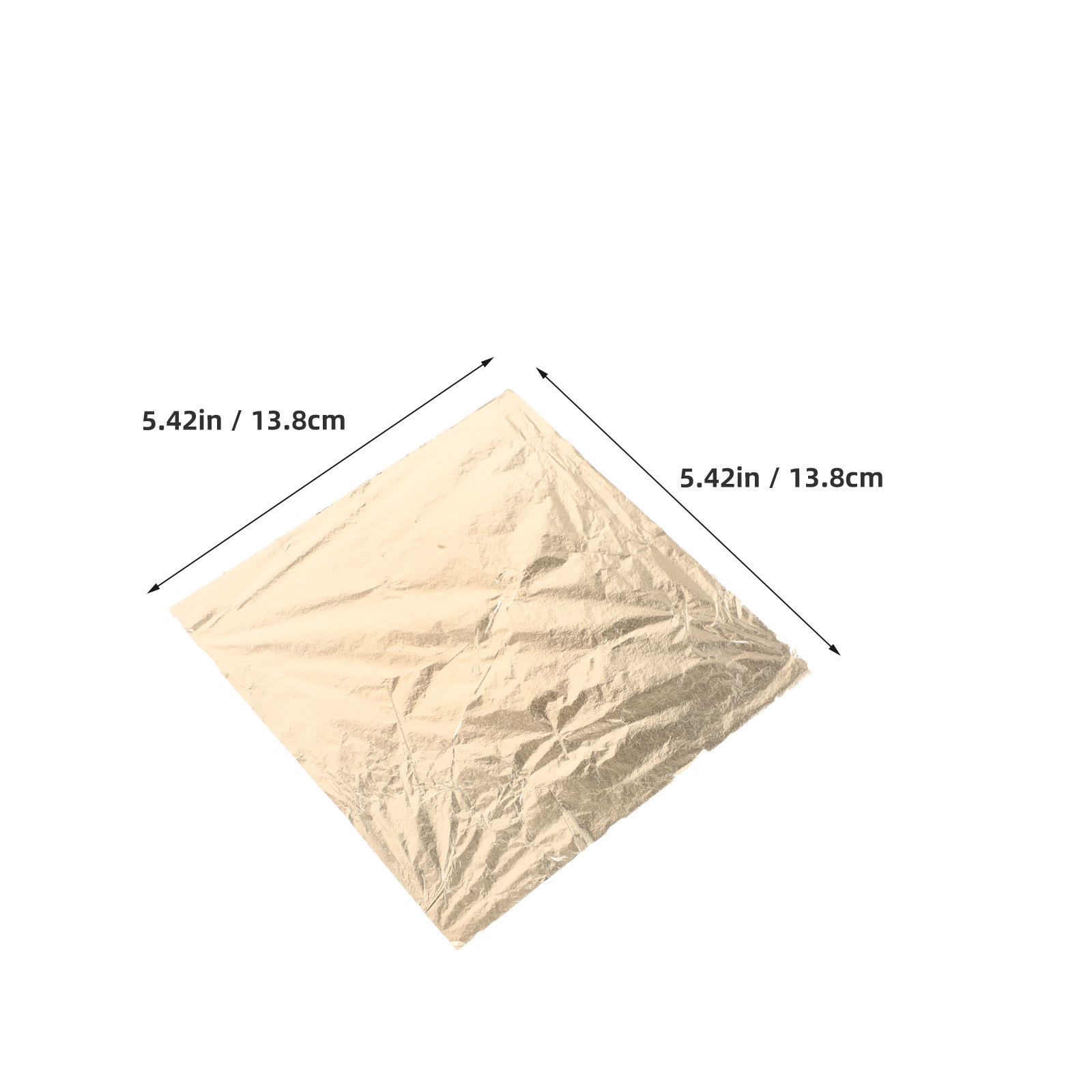 100 Sheets Gold Foil Leaf Pape - Art Craft With Leaves 评论和价格