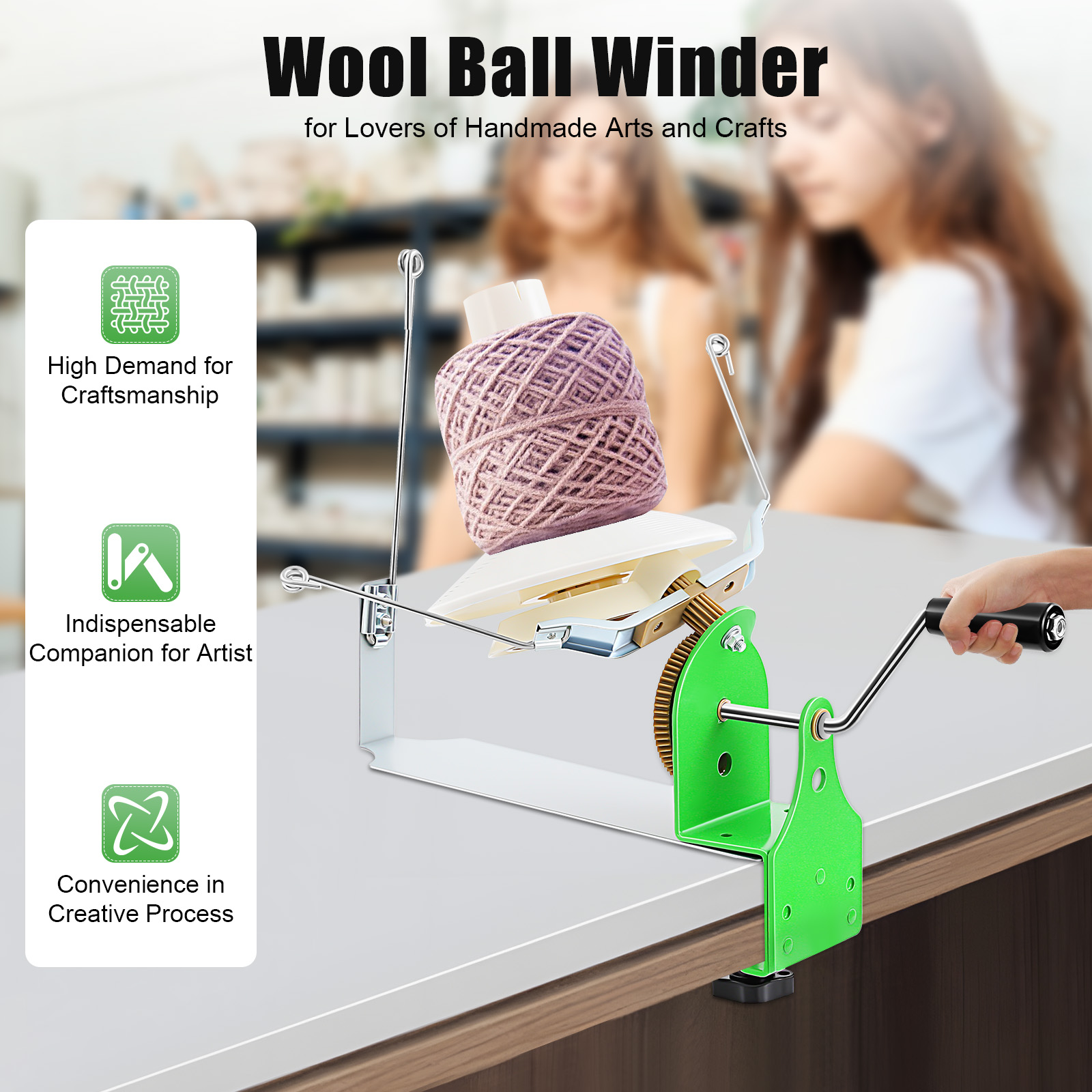 Portable Wool Ball Winder 400- - Art Craft Easy 评论和价格
