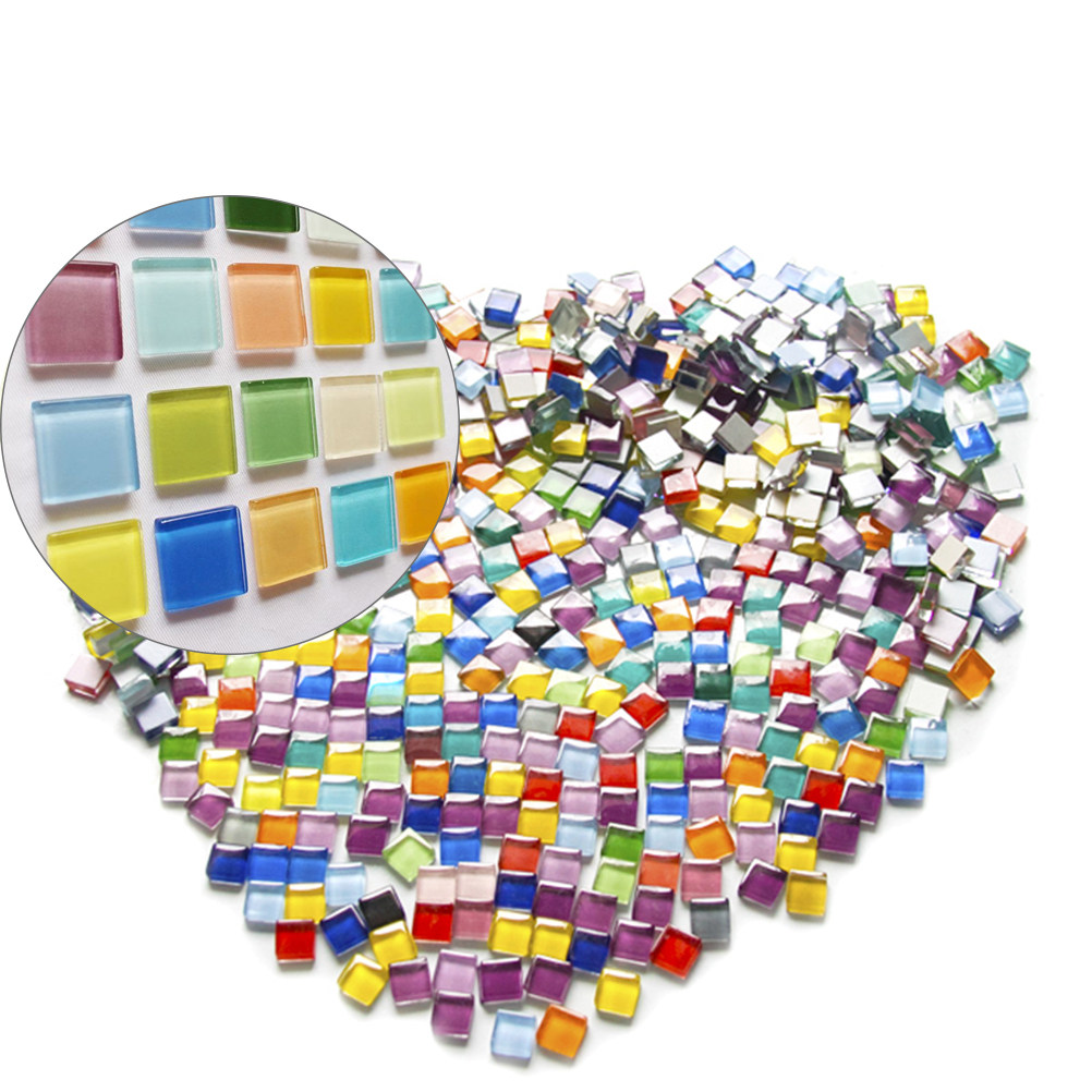 Colorful Crystal Glass Mosaic  - Art Craft Vase 评论和价格