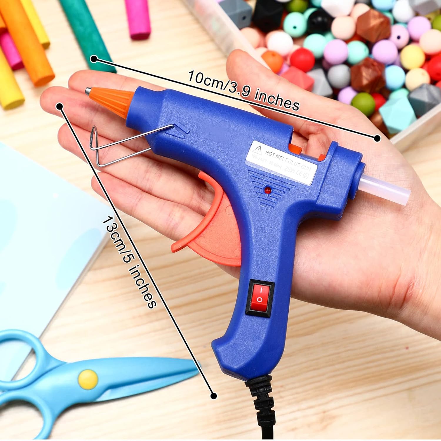 4 Pieces Mini Hot Glue Gun Wit - Art Craft Class 评论和价格