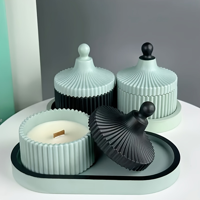 4pcs Silicone Molds Oval Tray  - Art Craft Vase 评论和价格