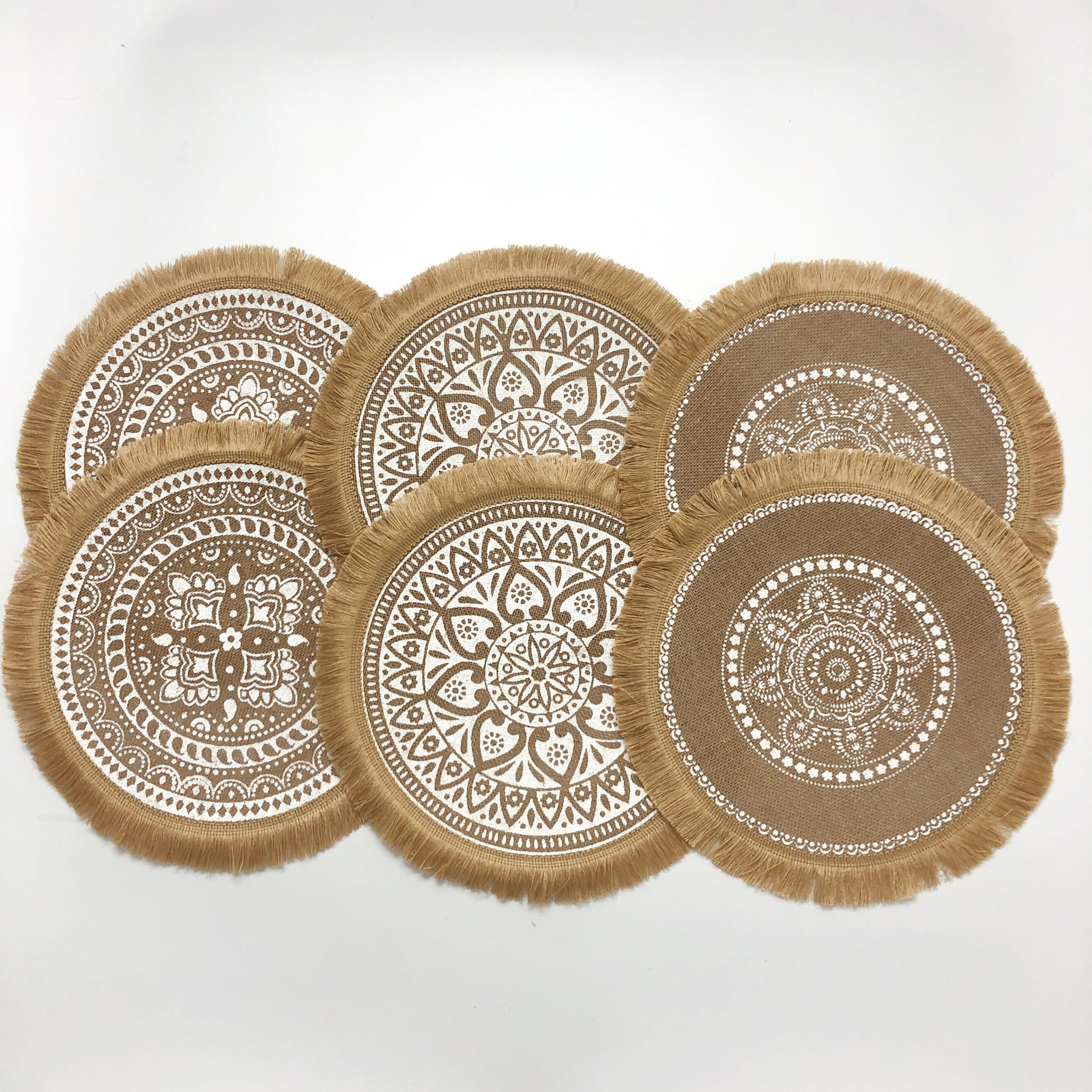 4pcs/6pcs Natural Vintage Jute - Art Craft Vase 评论和价格