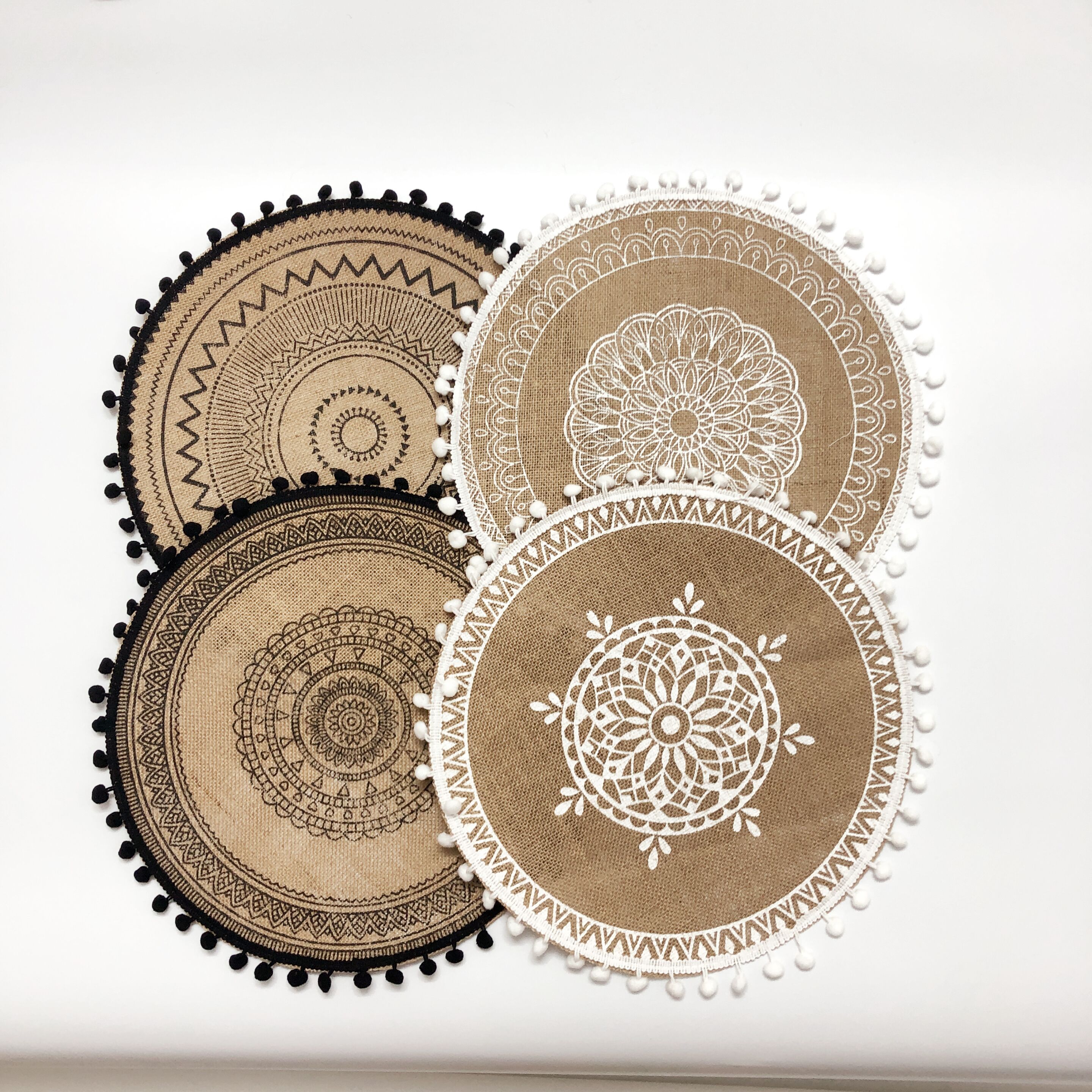 4pcs/6pcs Natural Vintage Jute - Art Craft Vase 评论和价格