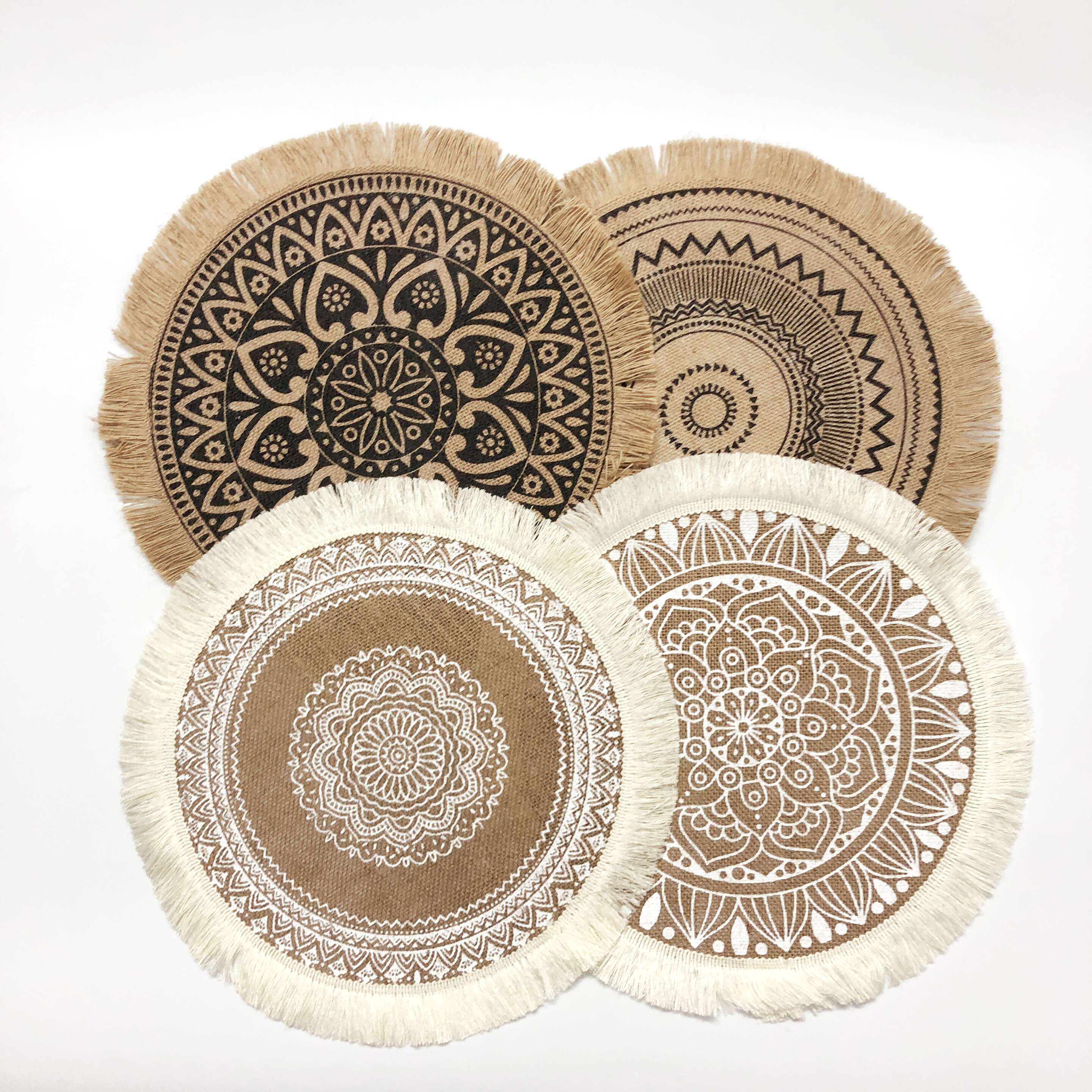 4pcs/6pcs Natural Vintage Jute - Art Craft Vase 评论和价格