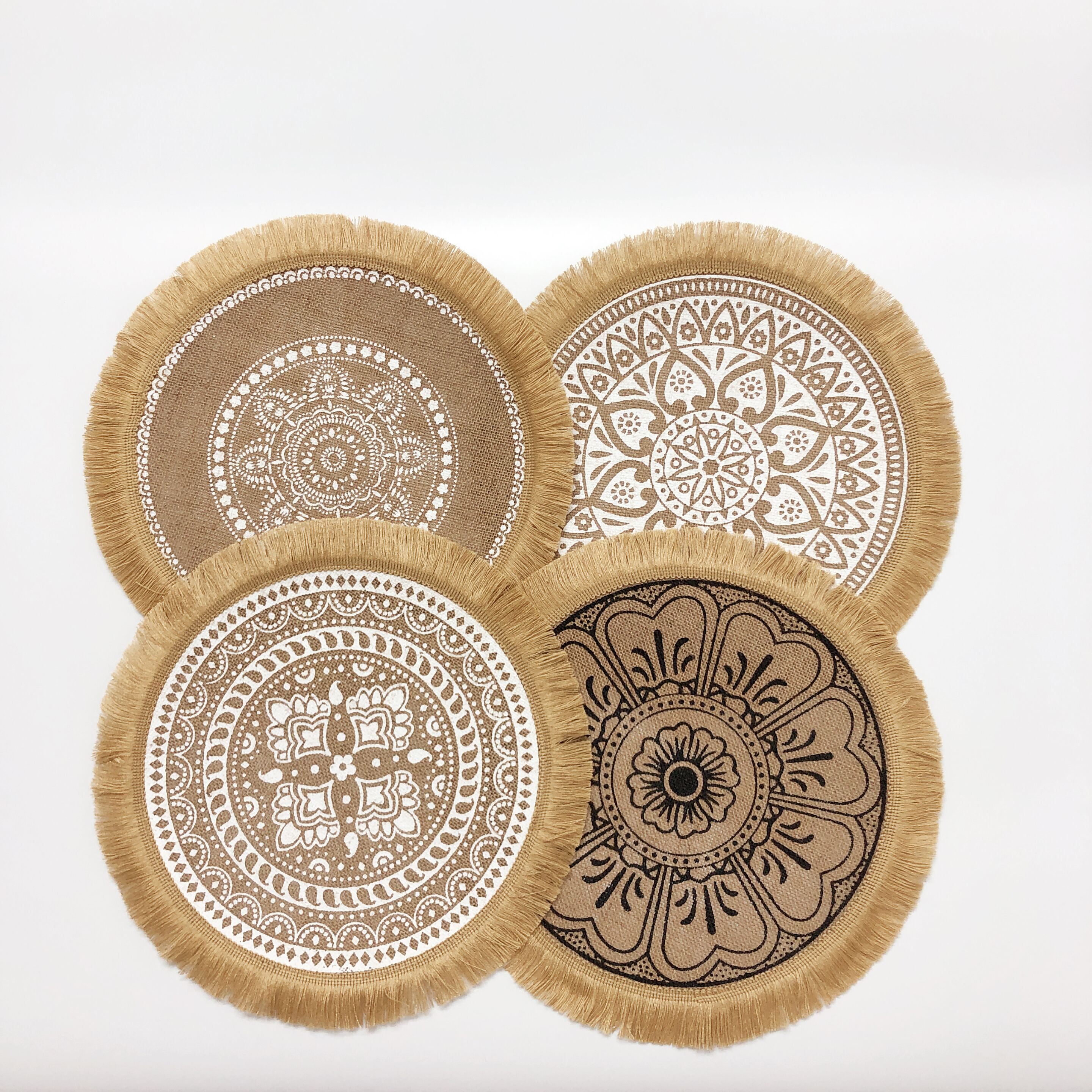 4pcs/6pcs Natural Vintage Jute - Art Craft Vase 评论和价格