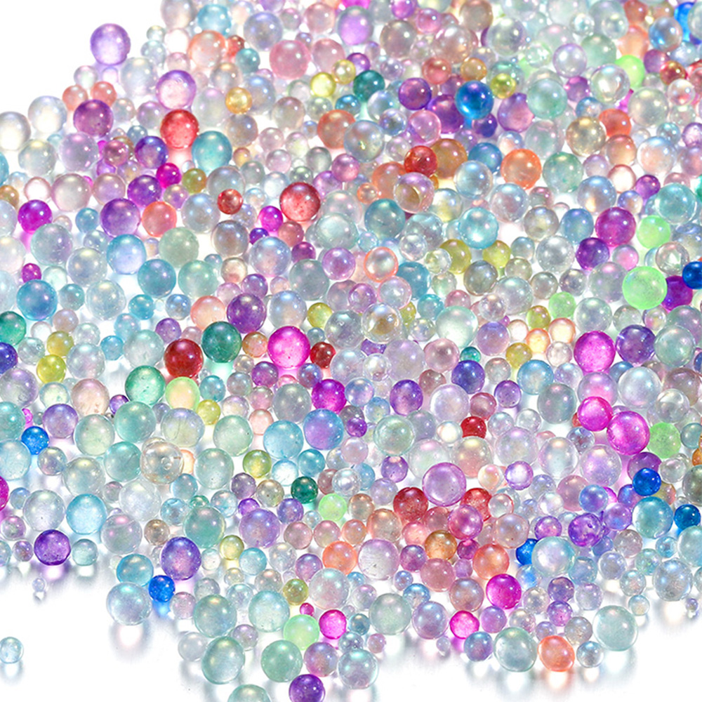 100g Glass Bubble Beads Clear  - Art Craft Vase 评论和价格