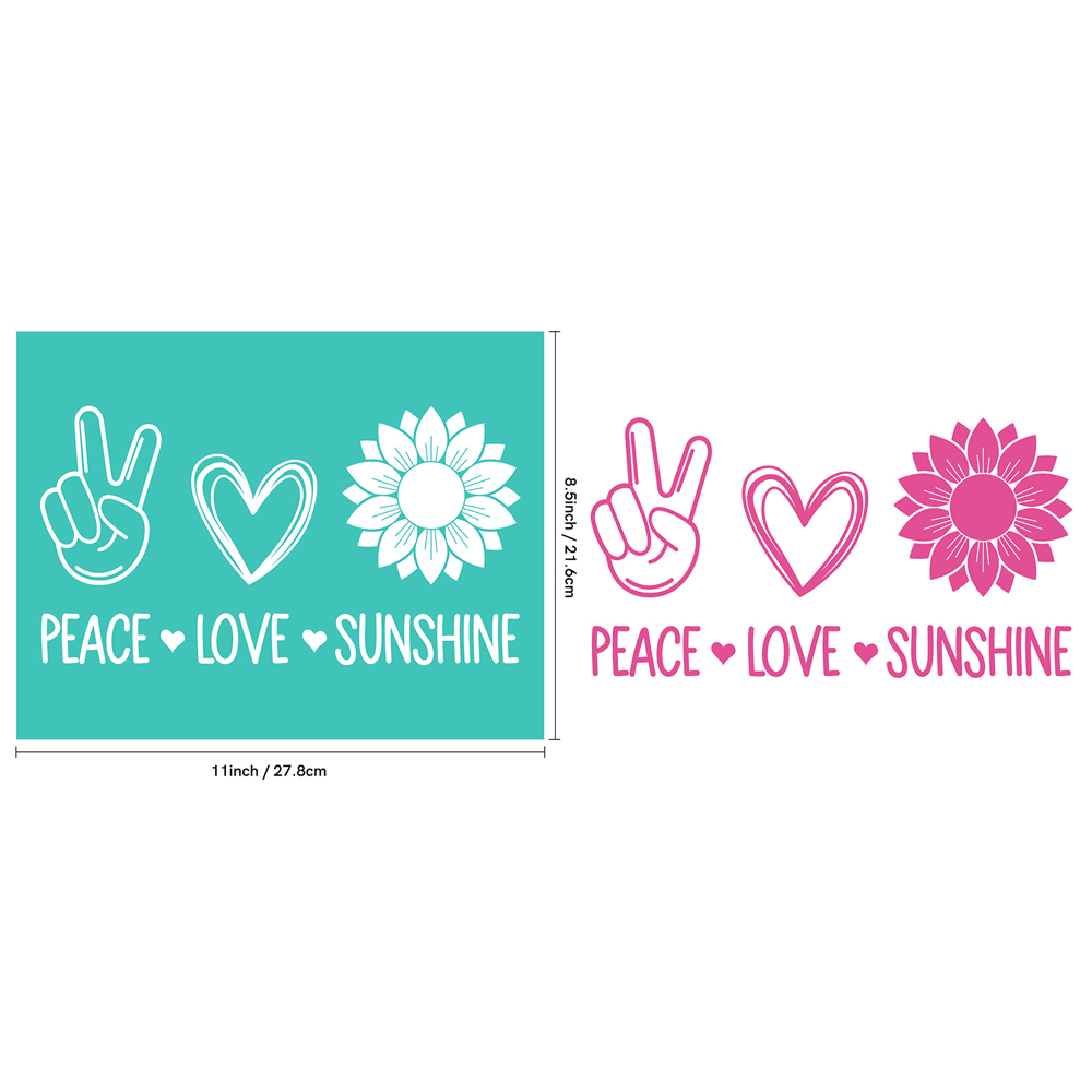 Peace and Love Silkscreen Sten - Silk Screen Printing 评论和价格