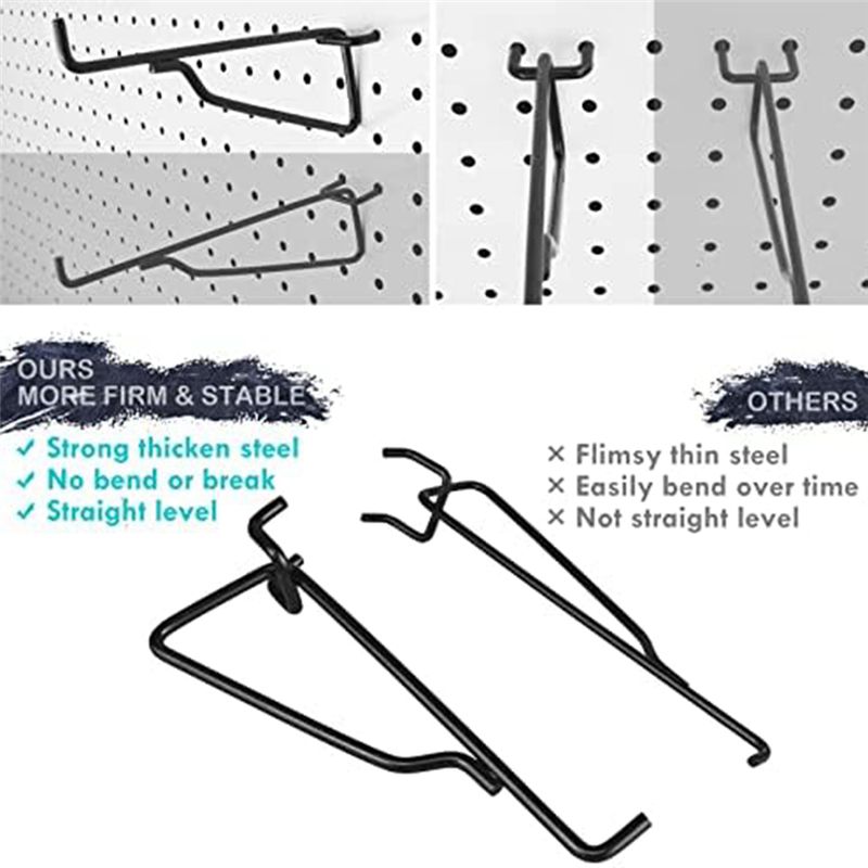 75STO-Peg Board Shelf Hooks, 8 - Art Craft Organizer 评论和价格