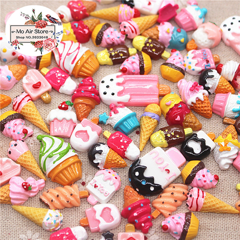 20pcs mix design dessert Ice C - Art Craft Ice Cream 评论和价格