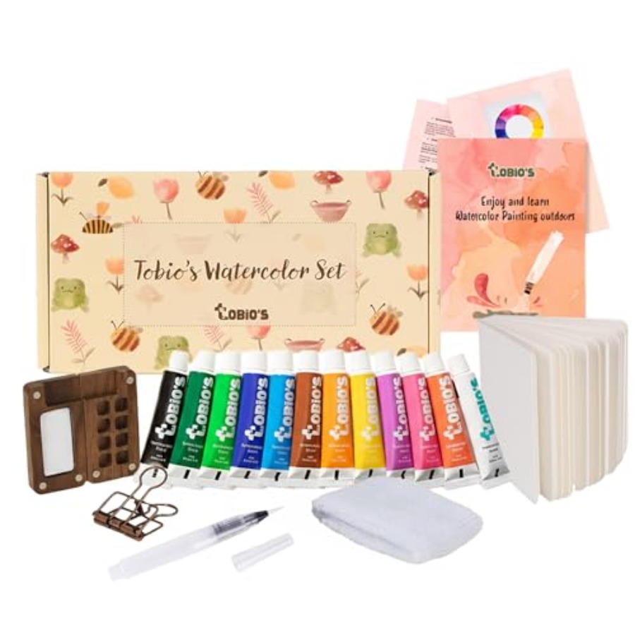 Original Mini Wooden Watercolo - Art & Craft Paper Ideas For Kids 评论和价格
