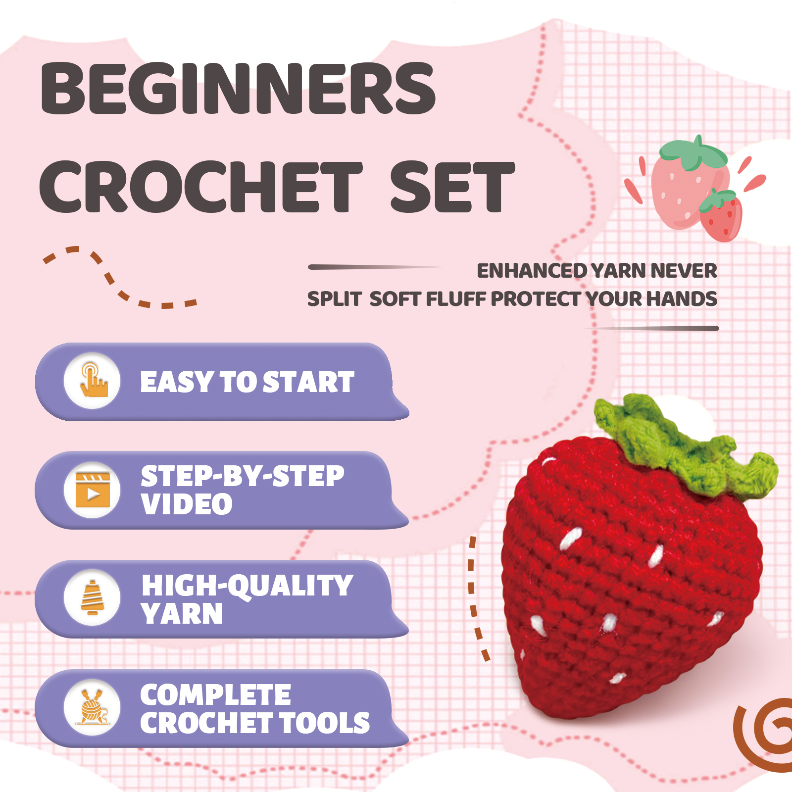 YAMAXIN 1PC Fruit Theme Croche - Art Craft Easy 评论和价格