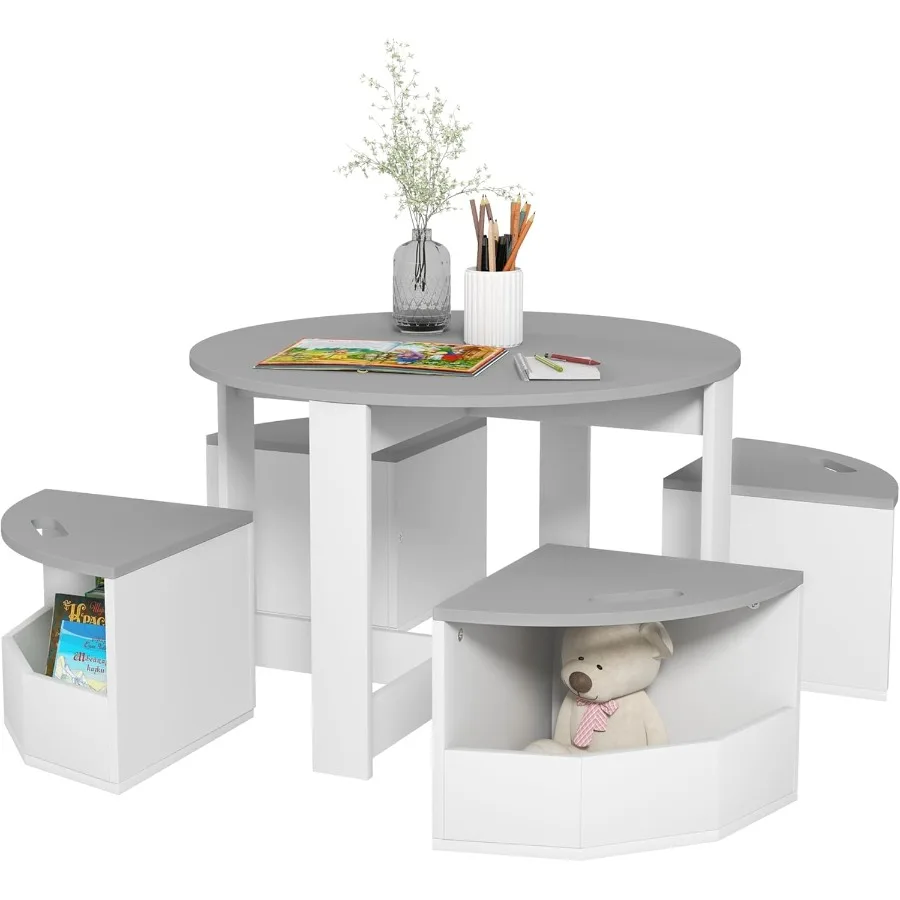 5Piece Toddler Table And Chair - Art And Craft For Nursery 评论和价格