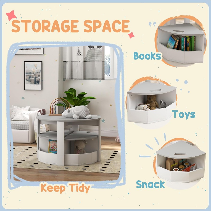 5Piece Toddler Table And Chair - Art And Craft For Nursery 评论和价格