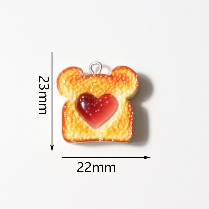 10pcs Resin Plastic Bread Pend - Art Craft Decoration 评论和价格