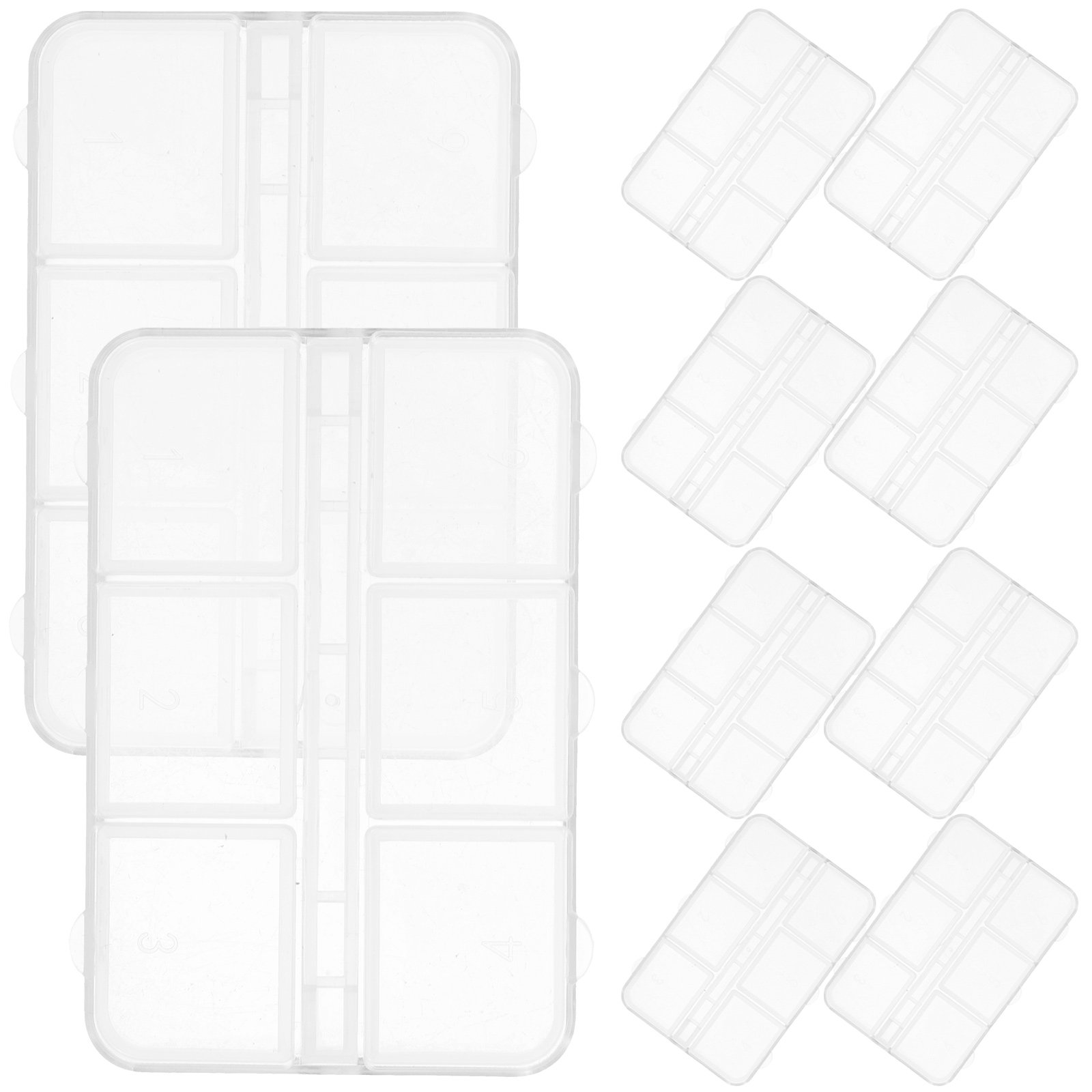 10pcs Nail Art Storage Box Mul - Art Craft Organizer 评论和价格