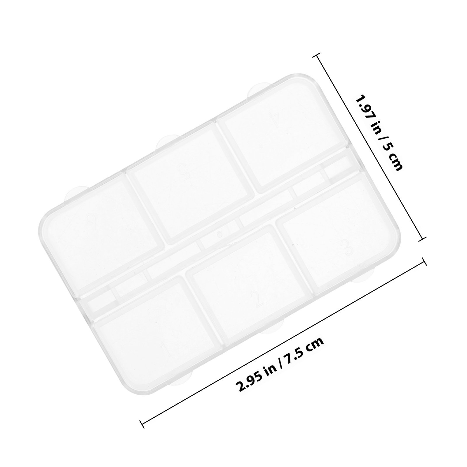 10pcs Nail Art Storage Box Mul - Art Craft Organizer 评论和价格