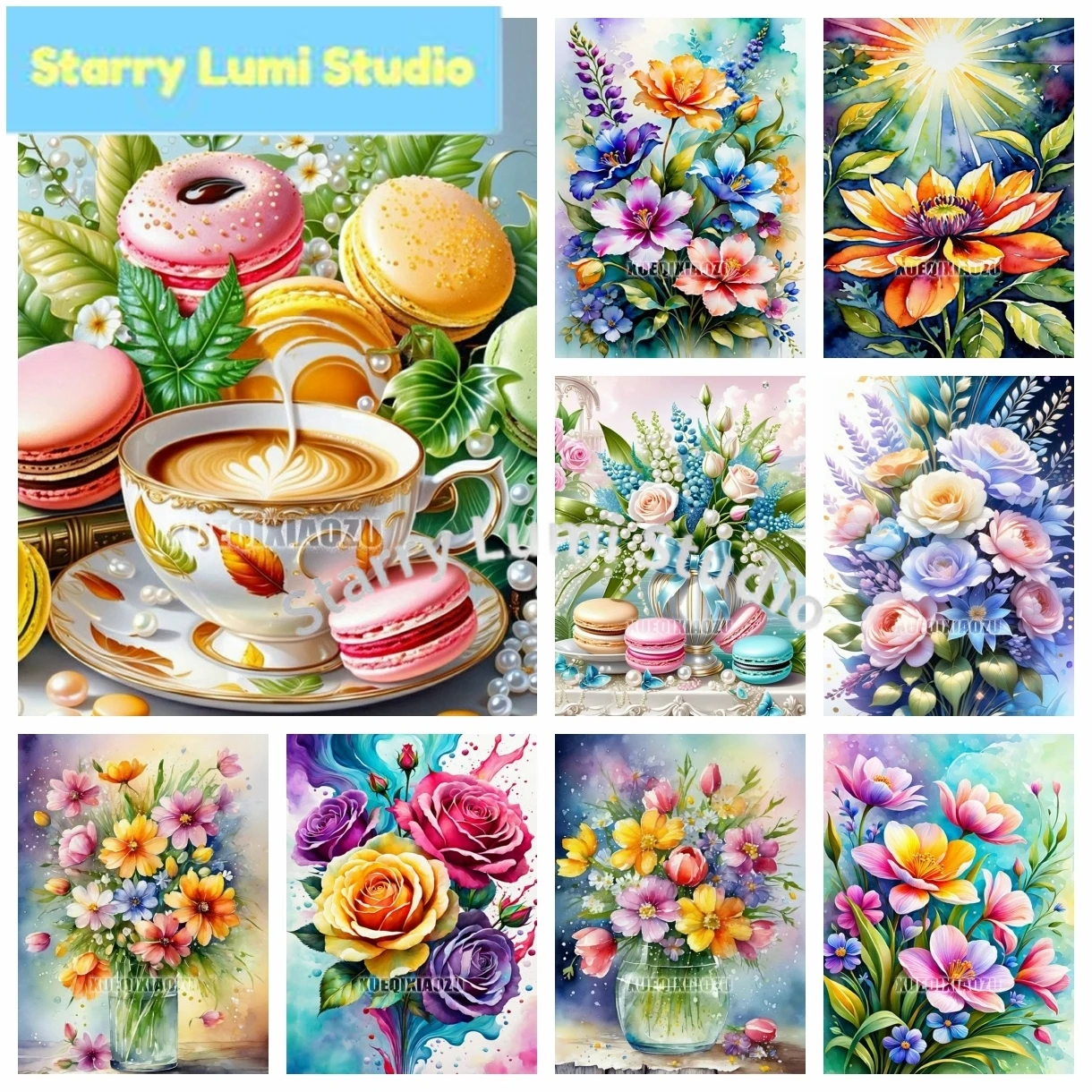 5D DIY Diamond Painting Kits C - Art Craft Vase 评论和价格