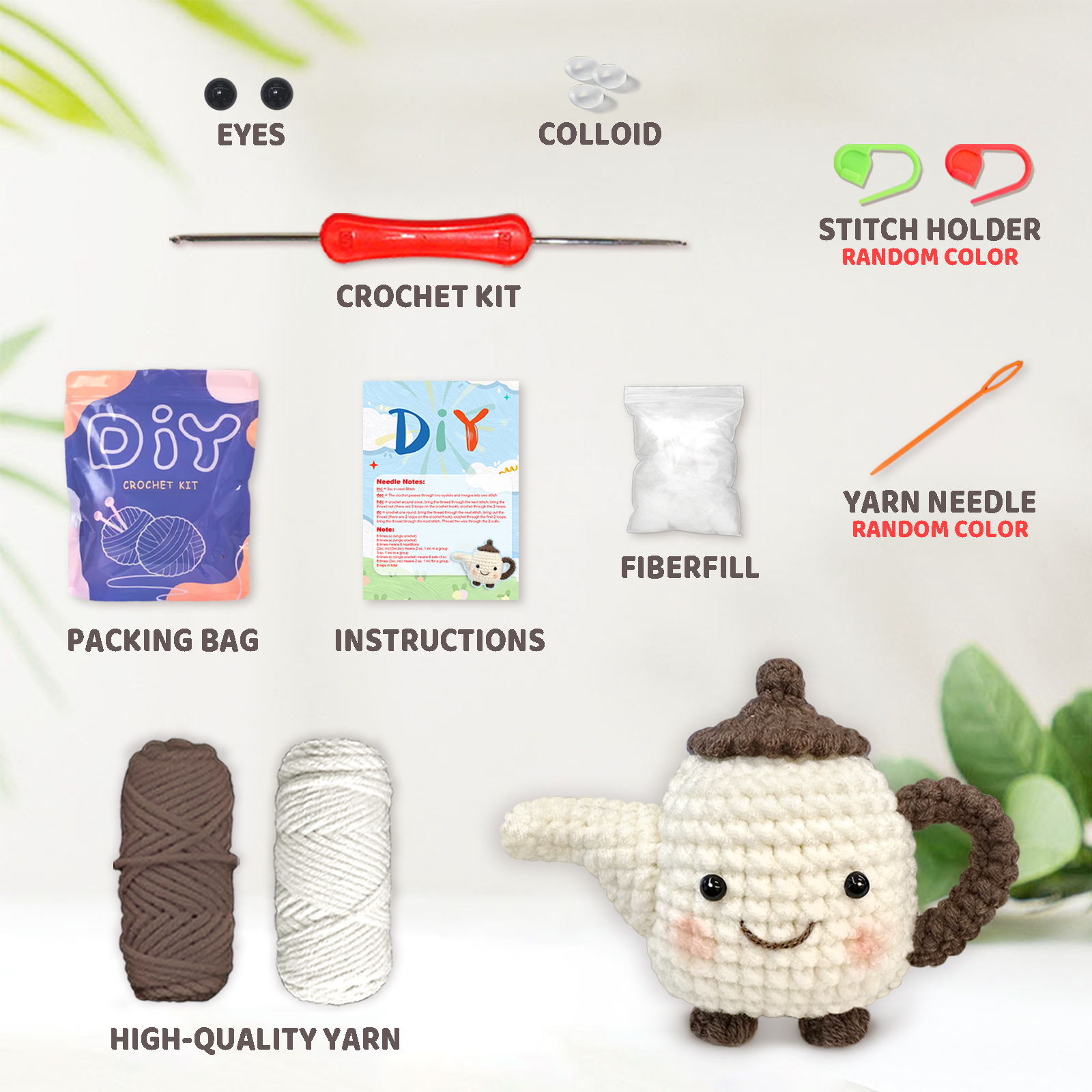 YAMAXIN 1PC DIY Crochet Kit fo - Art Craft Easy 评论和价格