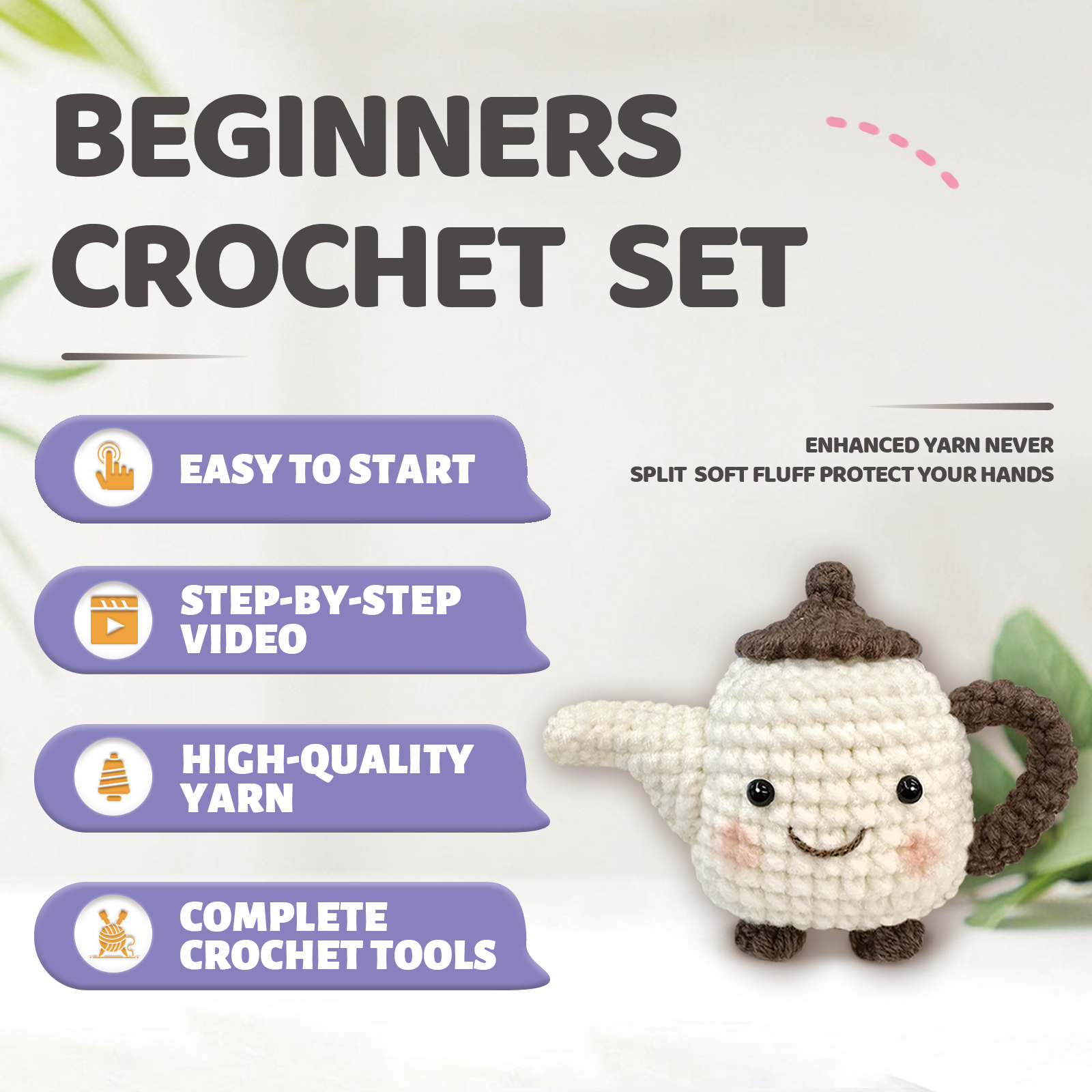YAMAXIN 1PC DIY Crochet Kit fo - Art Craft Easy 评论和价格