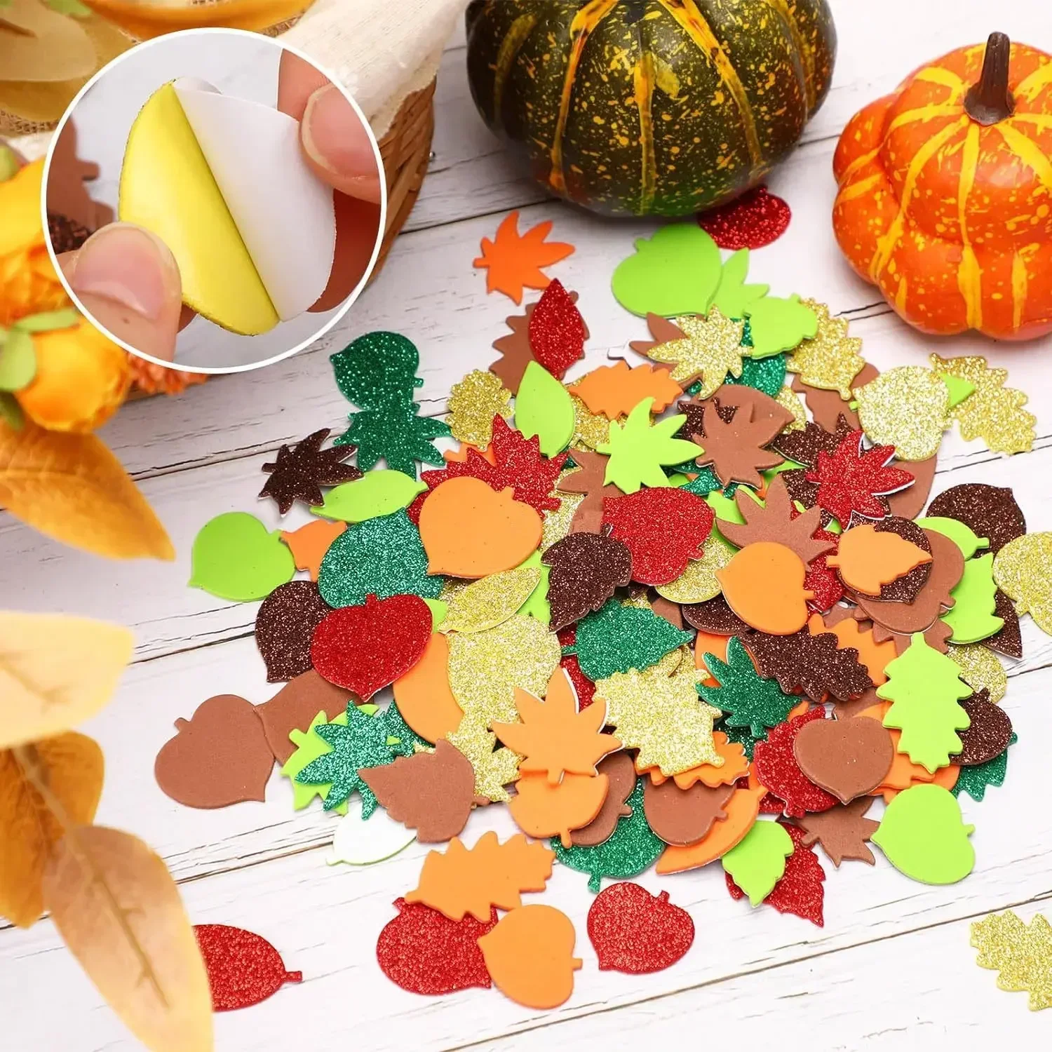 Thanksgiving, Fall Craft Kit F - Art Craft With Leaves 评论和价格