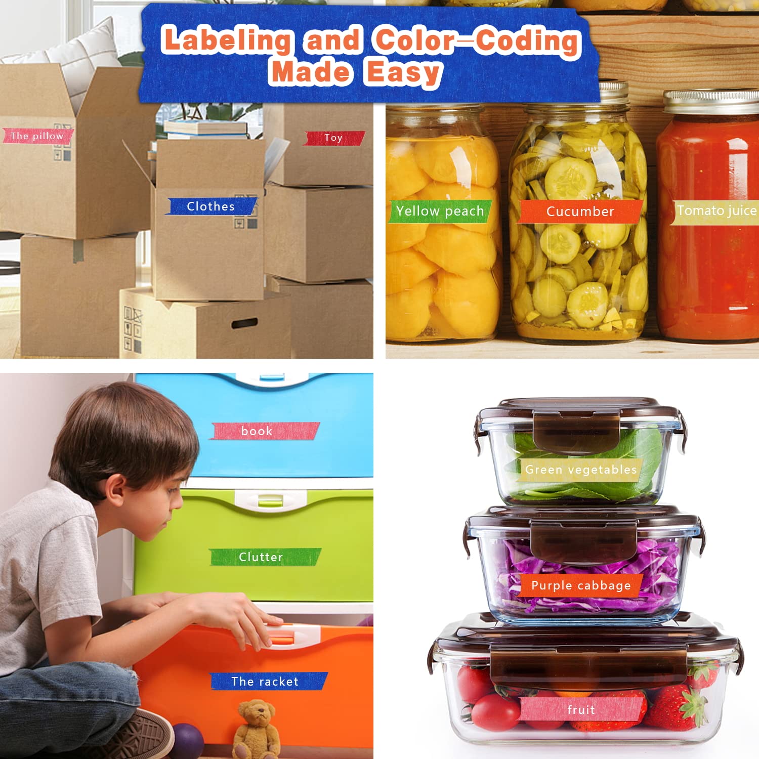 6 Colored Masking Tape 0.94in  - Art Craft Decoration 评论和价格